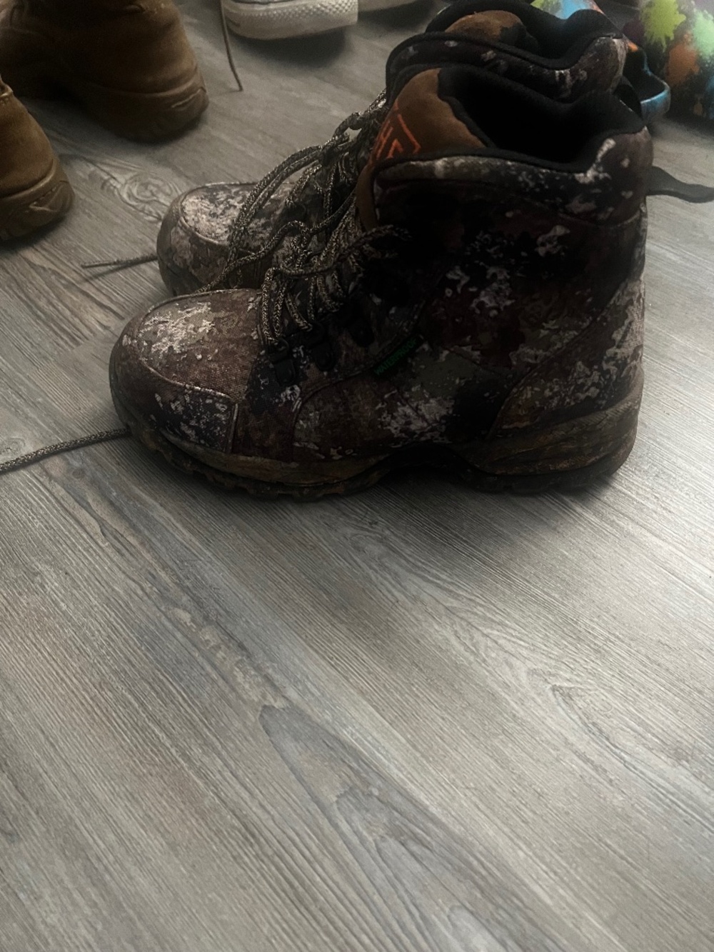 SHE SHE Outdoor Women's Waterproof Camo Hunting Boots SIZE 8